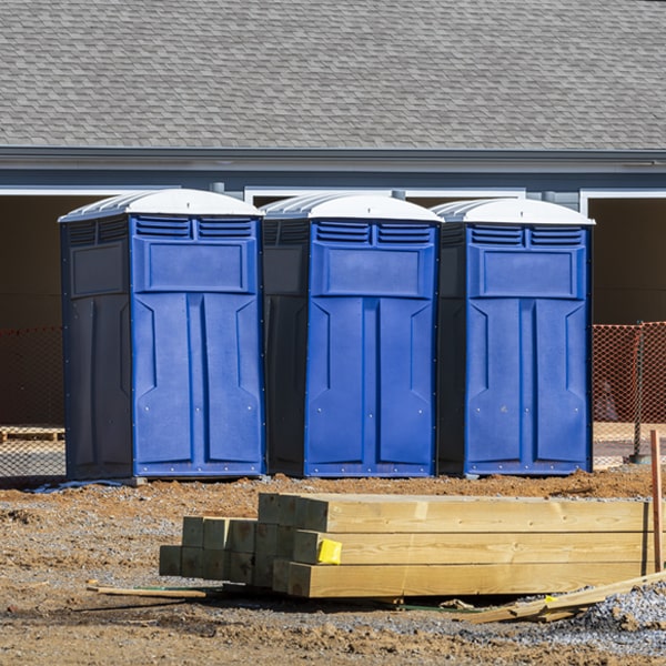 can i customize the exterior of the portable restrooms with my event logo or branding in Higgins